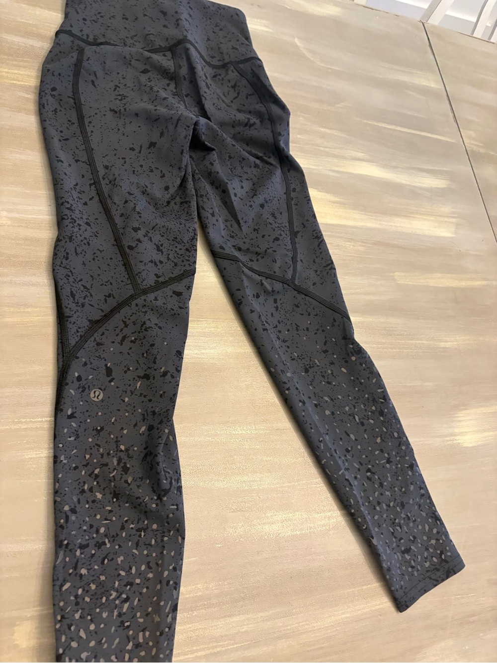 Lululemon Black Speckled Athletic Leggings